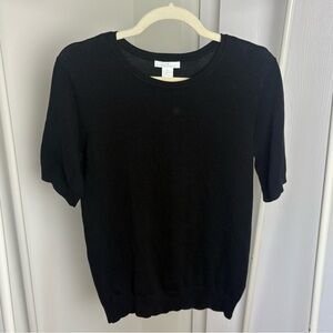 H&M Black Fine Knit Sweater Top